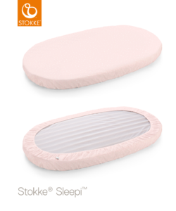 Фото товара Простынь на резинке Stokke Sleepi Pink Bee