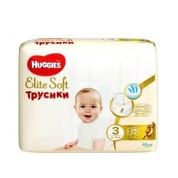 Фото товара Трусики-подгузники Huggies Элит Софт 3 (6-11кг)