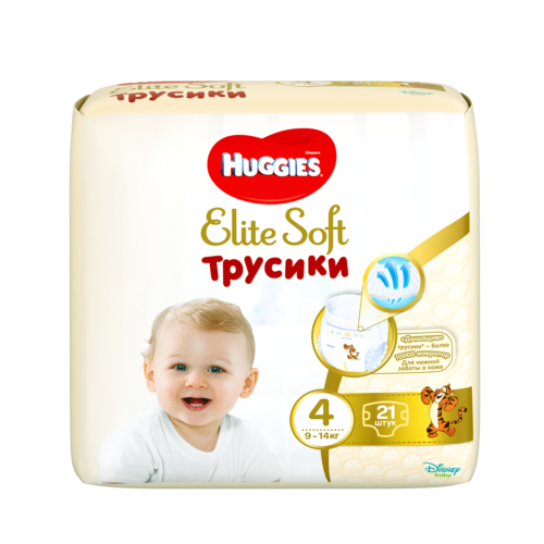 Фото товара Трусики-подгузники Huggies Элит Софт 4 (9-14кг)