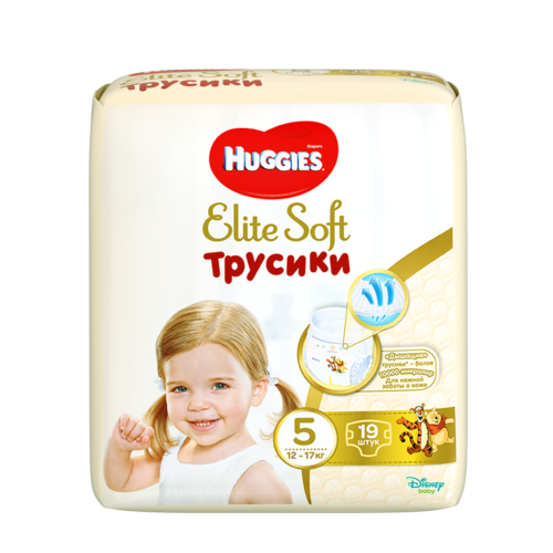 Фото товара Трусики-подгузники Huggies Элит Софт 5 (12-17кг)