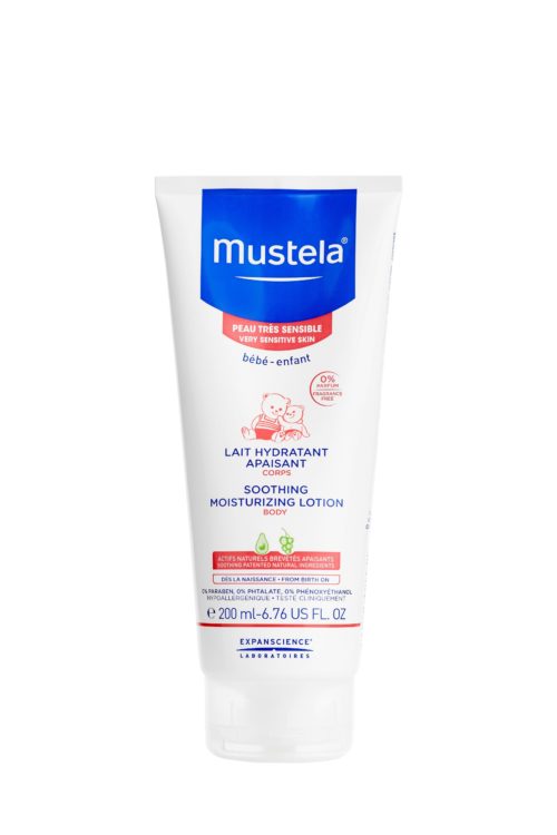 Фото товара Увлажняющее успокаивающее молочко для тела Mustela