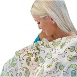 Фото товара Фланелевая пеленка для новорожденного SwaddleDesigns Kiwi Paisley