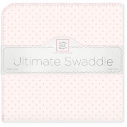 Фото товара Фланелевая пеленка для новорожденного SwaddleDesigns Pink wPink Dot