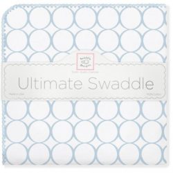 Фото товара Фланелевая пеленка для новорожденного SwaddleDesigns Ultimate Blue Mod on WH