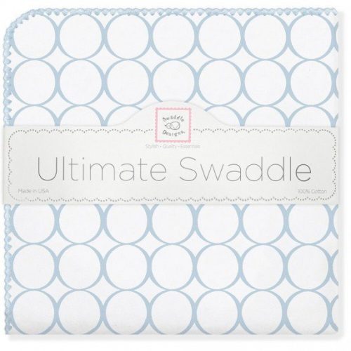 Фото товара Фланелевая пеленка для новорожденного SwaddleDesigns Ultimate Blue Mod on WH