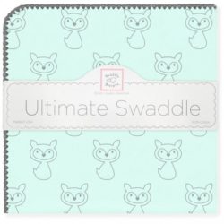 Фото товара Фланелевая пеленка для новорожденного SwaddleDesigns Ultimate Receiving Blanket Gray Fox PSC