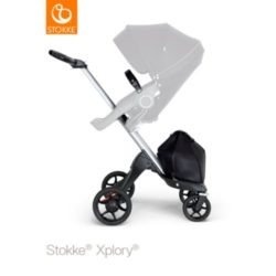 Фото товара Шасси Stokke Xplory V6 с черной ручкой из экокожи